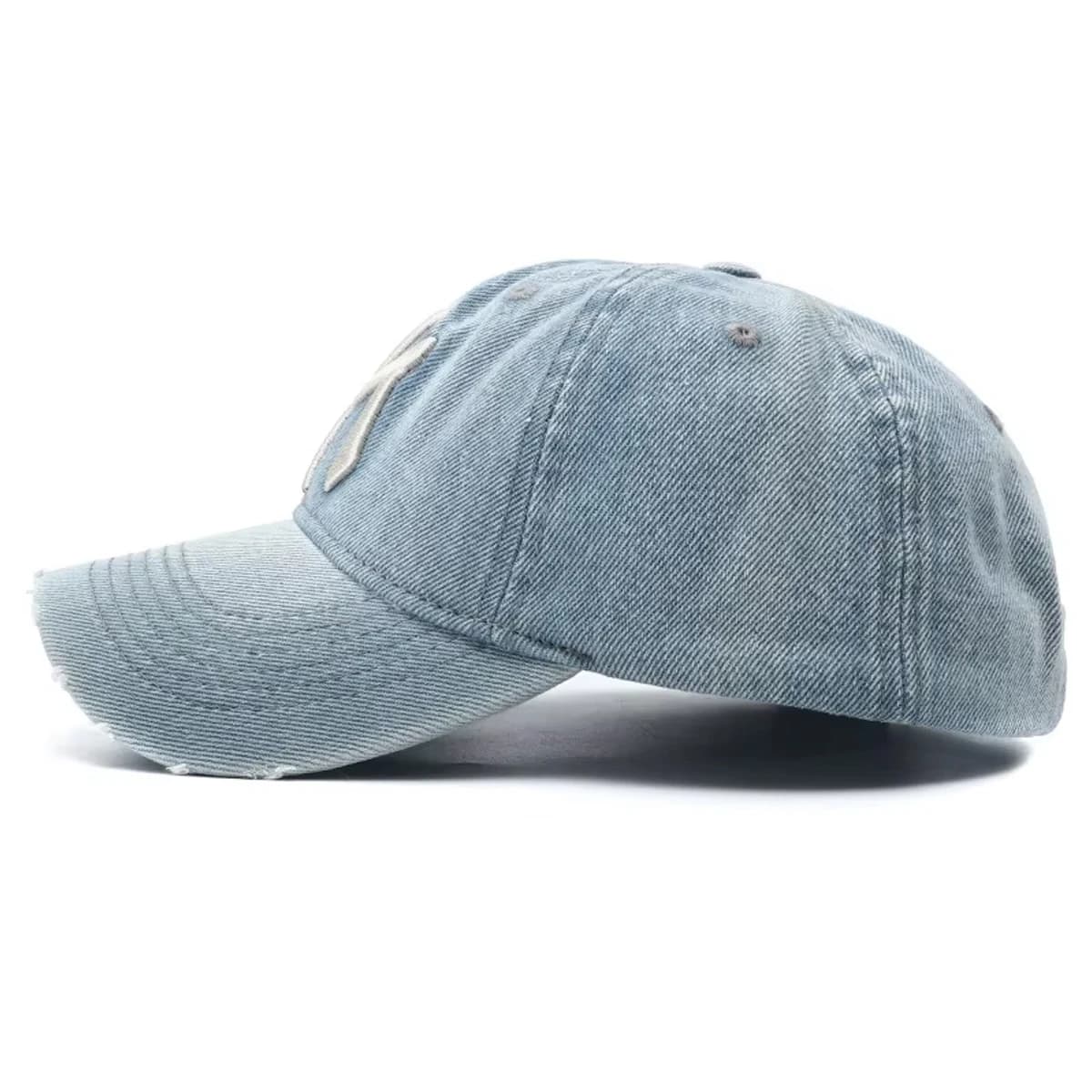 Embroidered Denim Cowboy Cap
