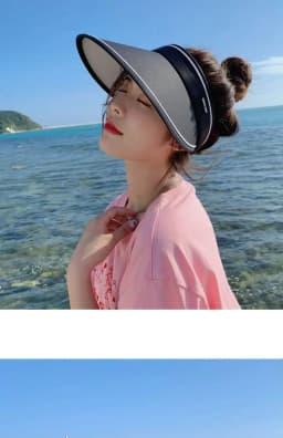 UPF50+ Sun Visor Hat