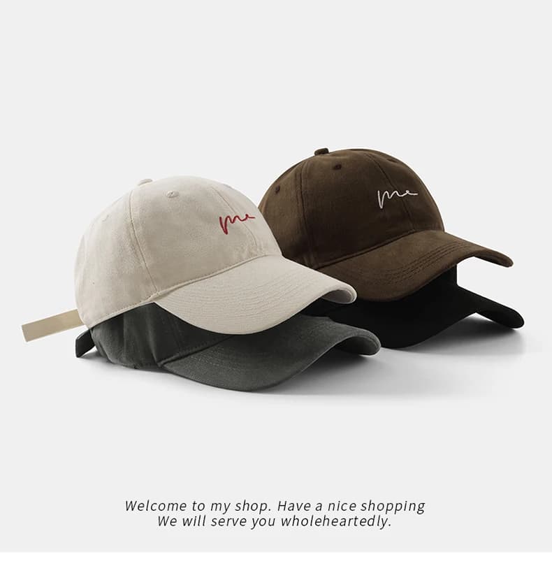Embroidered Retro Baseball Cap