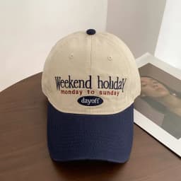 Retro Color Blocked Baseball Cap