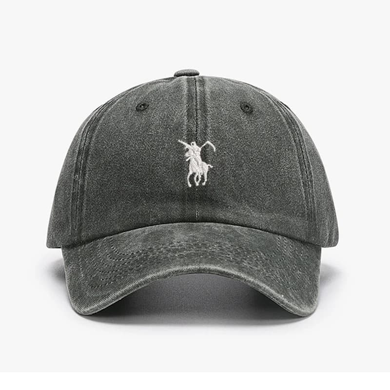 Embroidery Grim Reaper Adjustable Baseball Cap