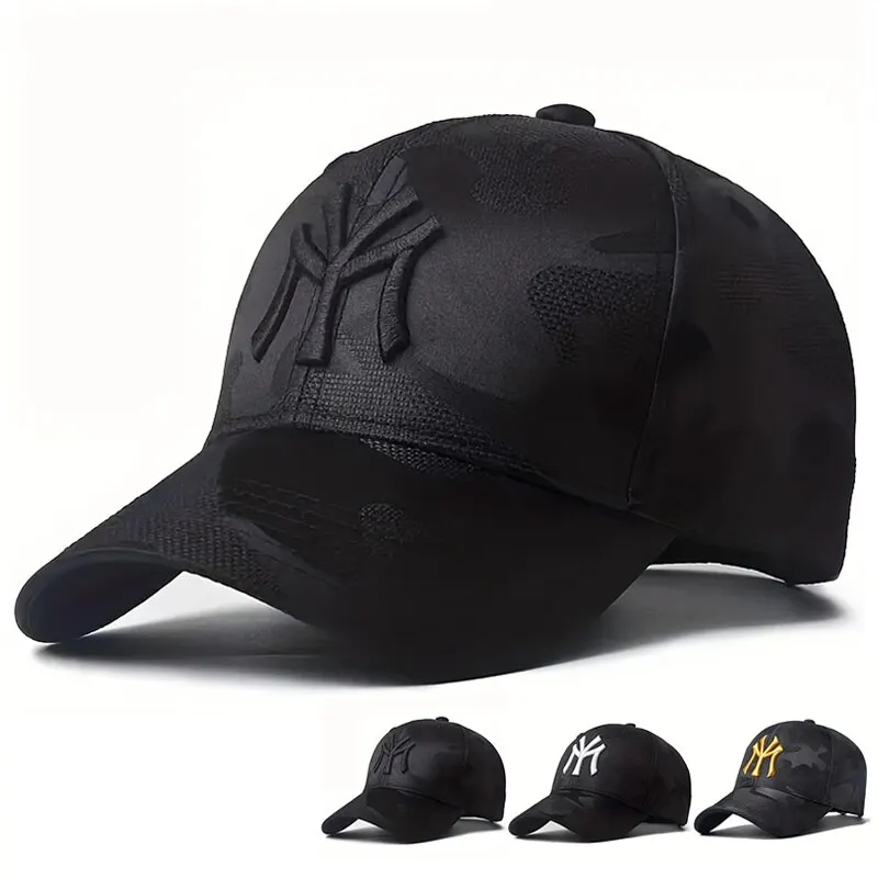 NY Satin Camo Baseball Cap