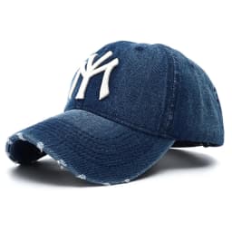 Embroidered Denim Cowboy Cap