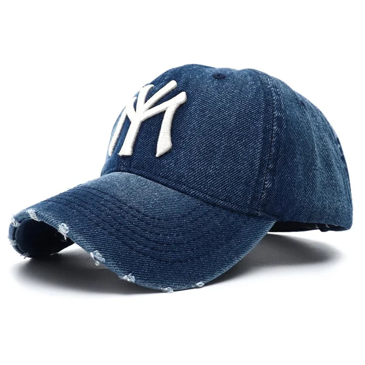 Embroidered Denim Cowboy Cap