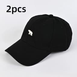 Stylish Bear Embroidered Baseball Cap