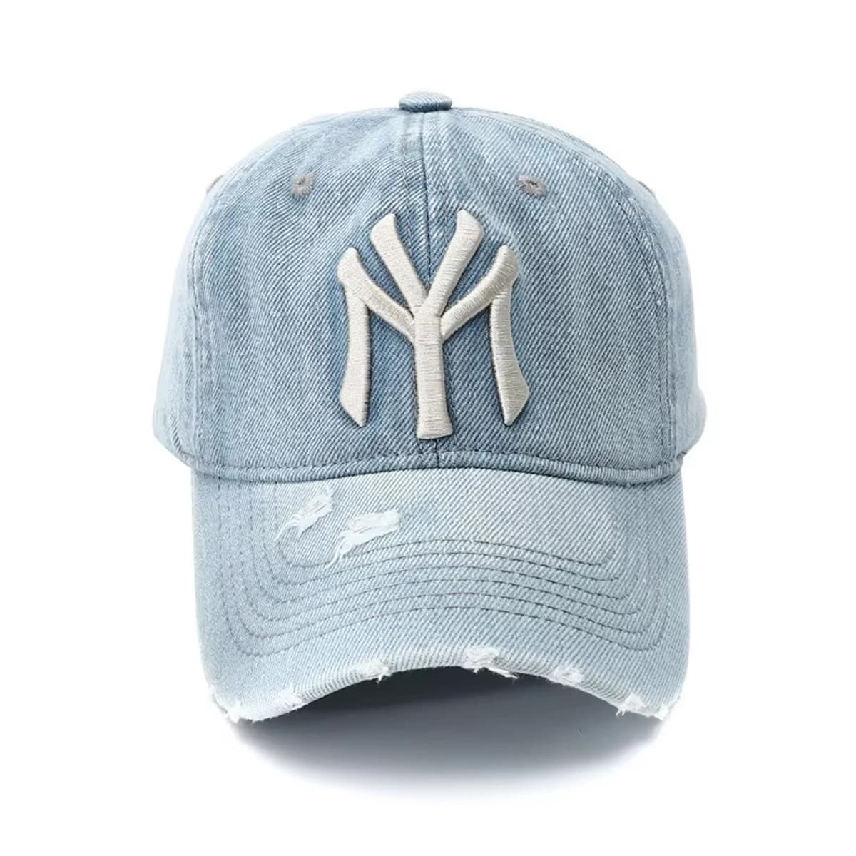Embroidered Denim Cowboy Cap