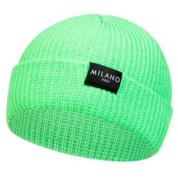 Milano Letter Label Beanie Hat