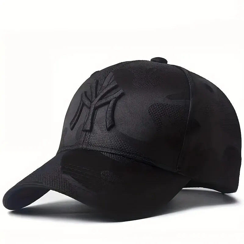 NY Satin Camo Baseball Cap