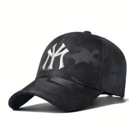 NY Satin Camo Baseball Cap