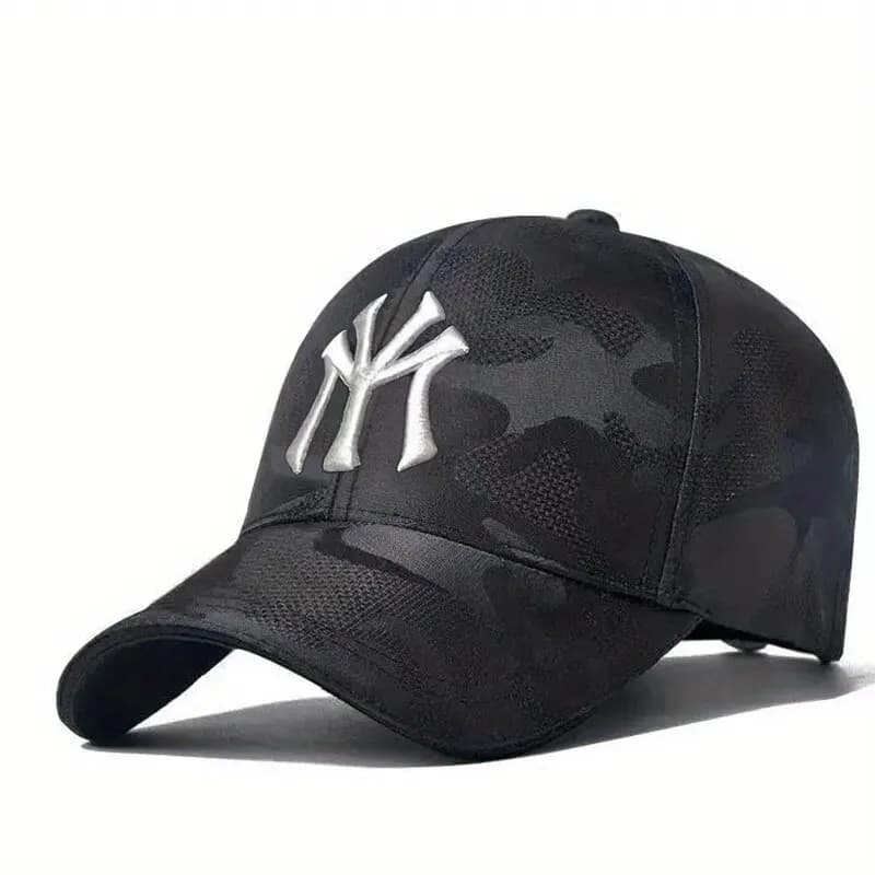 NY Satin Camo Baseball Cap