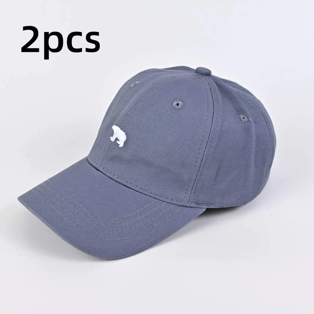 Stylish Bear Embroidered Baseball Cap