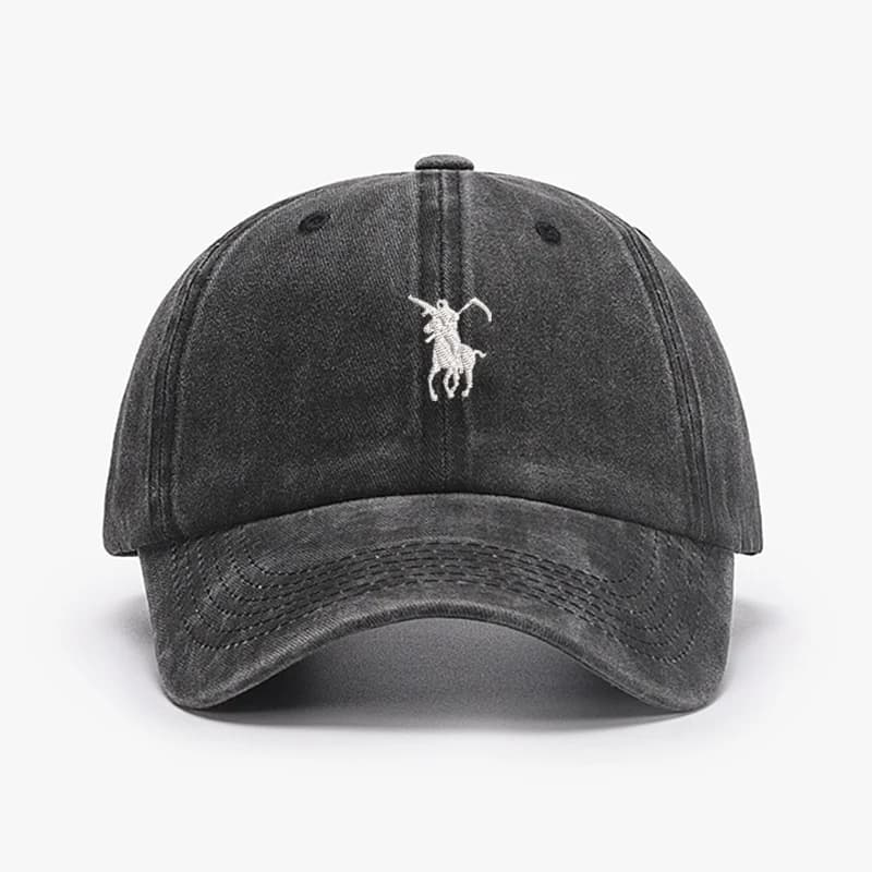 Embroidery Grim Reaper Adjustable Baseball Cap