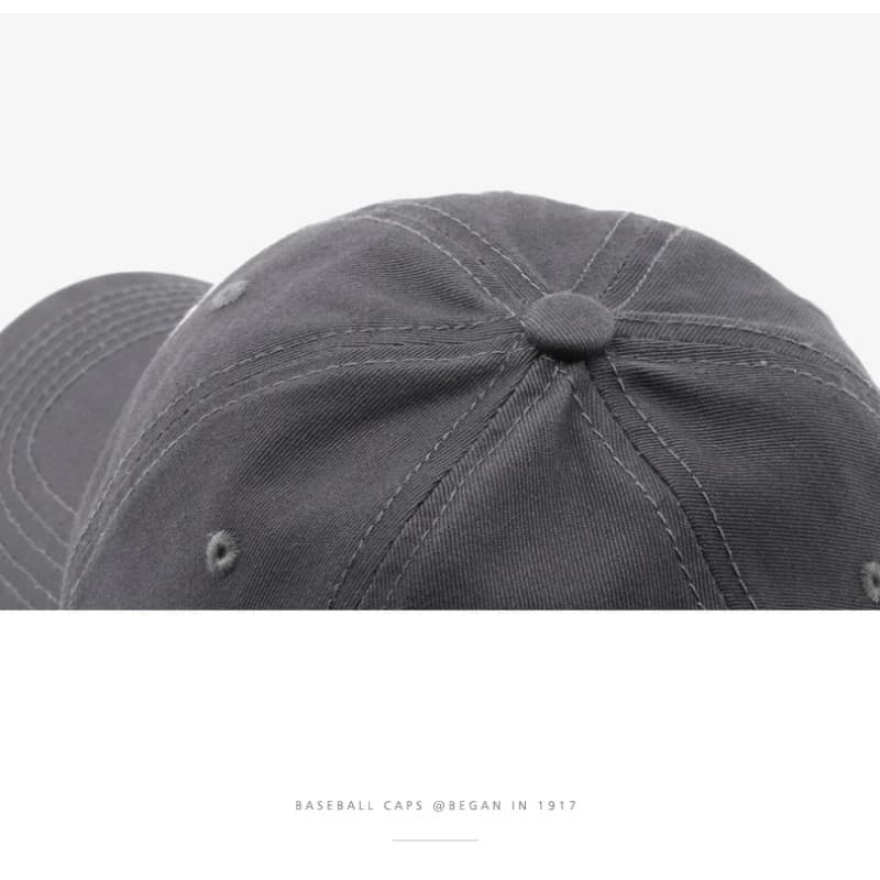 Unstructured French Baseball Cap