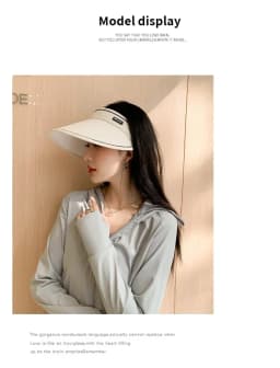 UPF50+ Sun Visor Hat