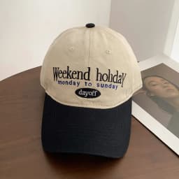 Retro Color Blocked Baseball Cap