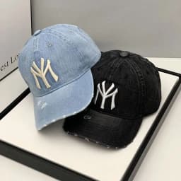 Embroidered Denim Cowboy Cap