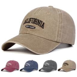 Embroidered California Baseball Cap