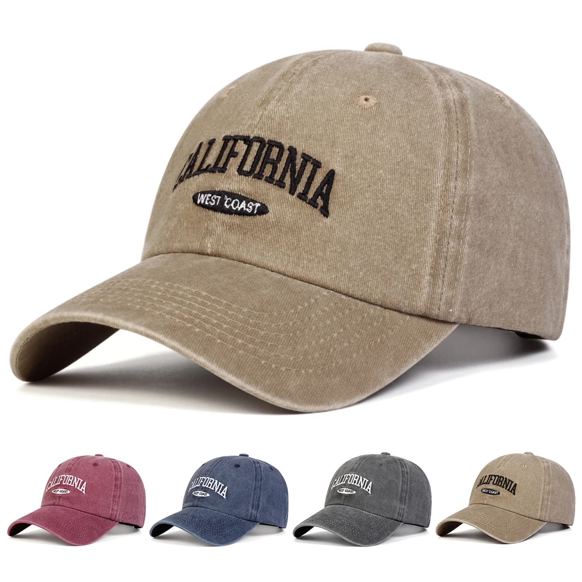 Embroidered California Baseball Cap