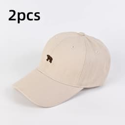 Stylish Bear Embroidered Baseball Cap