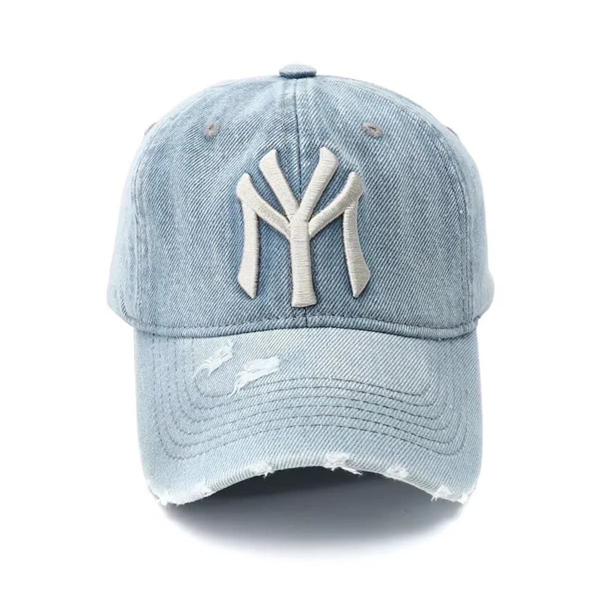 Embroidered Denim Cowboy Cap