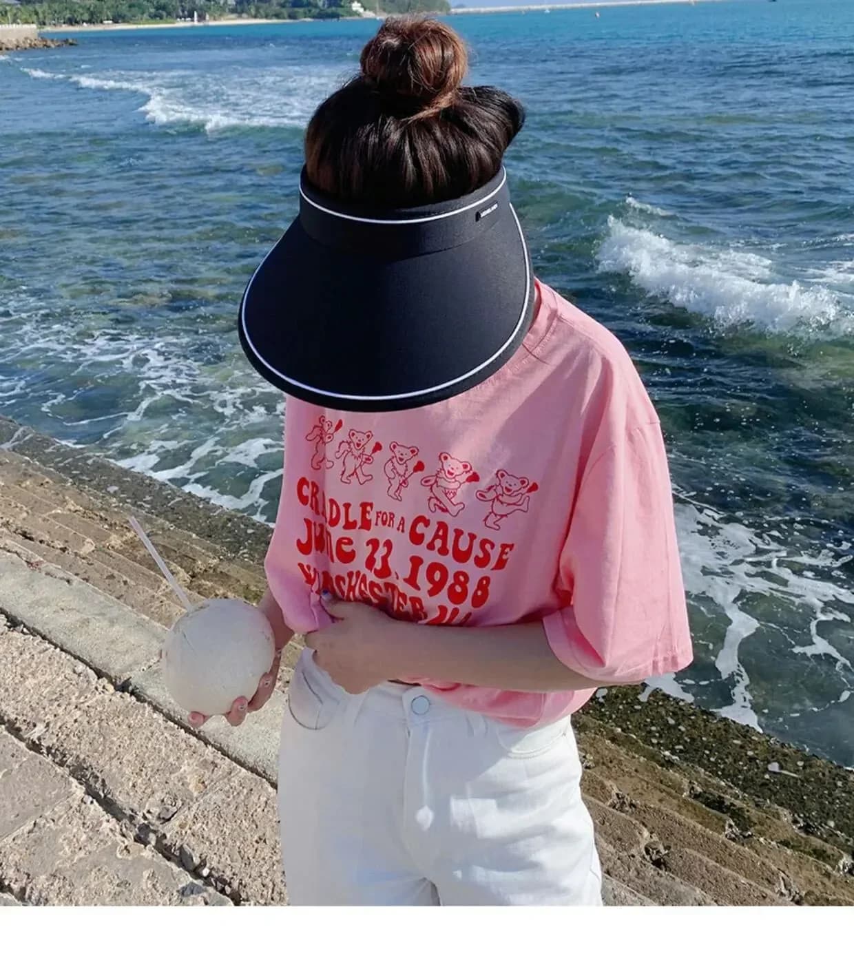UPF50+ Sun Visor Hat