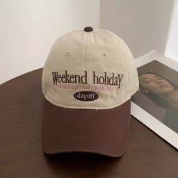 Retro Color Blocked Baseball Cap