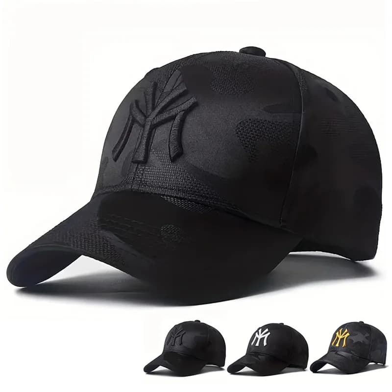 NY Satin Camo Baseball Cap