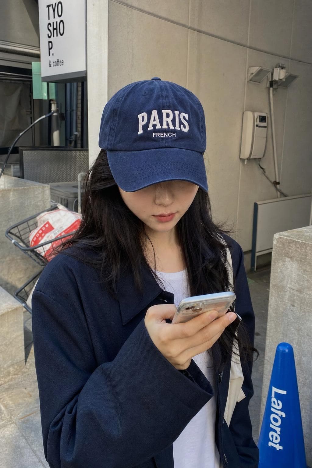 Unstructured French Baseball Cap