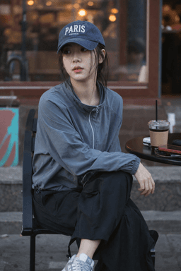 Unstructured French Baseball Cap