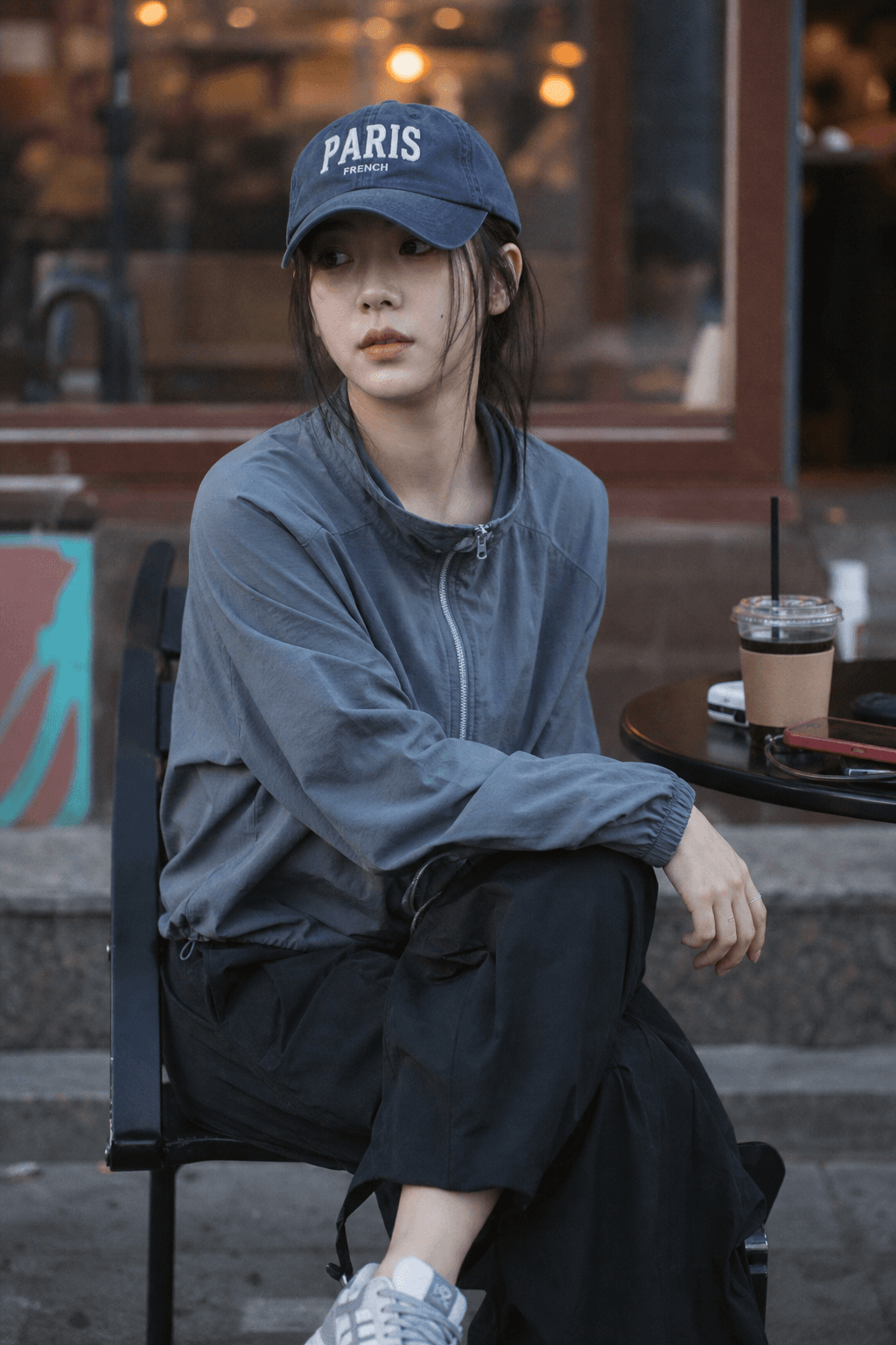 Unstructured French Baseball Cap