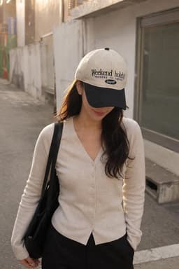 Retro Color Blocked Baseball Cap